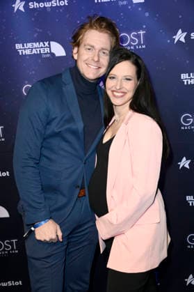 Johannes Heinrichs und Nadja Jo Klapper bei der Premiere des Musicals Ghost - Nachricht von Sam im Stage Bluemax Theater am Potsdamer Platz. Berlin, 09.01.2026