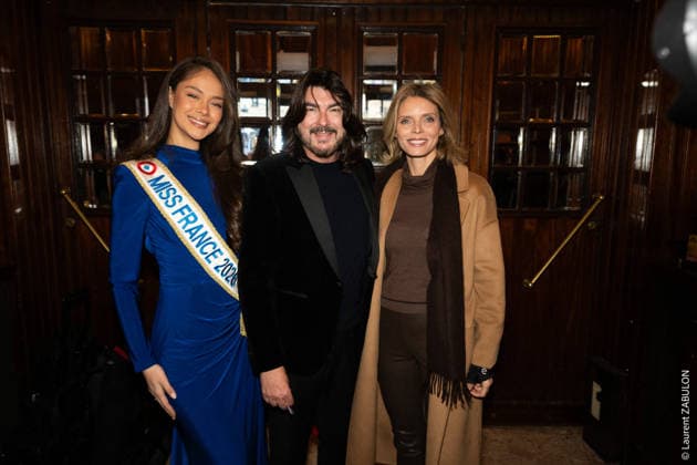 Stephane Rolland Event At Bouglione Winter Circus Miss France 2026 Hinaupoko Deveze, Stephane Rolland and Sylvie Tellier attend the Performance Of Tempo Show By Cirque d Hiver Bouglione For 1,600 Hospitalized Children at Cirque Bouglione on January 10, 2026 in Paris, France. Photo by Laurent Zabulon ABACAPRESS.CO Paris France  Copyright: xZabulonxLaurent ABACAx