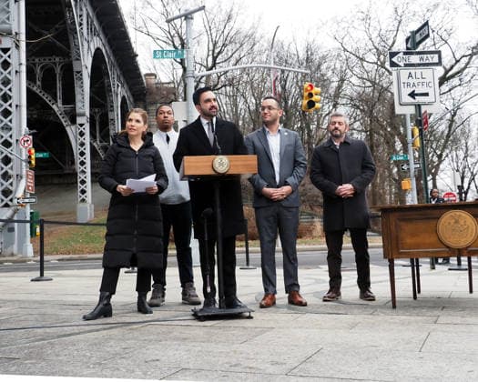 January 10, 2026, New York, Ny, USA: NYC Mayor Zohran Mamdani holds a Press Conference in Harlem, NYC, where he announced that public restrooms will be installed throughout the City on 10 January 2026. New York USA - ZUMAr334 20260110_znp_r334_014 Copyright: xDebraxL.xRothenbergx