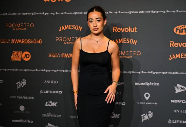 January 10, 2026, Madrid, Madrid, SPAIN: Content creators and guests pose on the black carpet during the third edition of the Army Awards, held on Saturday, January 10, at the Madrid Arena in Madrid. Known as the â€oeinternet anti-awards,†the ceremony honors the most viral moments, trends, and personalities from social media over the past year in a script-free gala hosted by Ceciarmy and Santiago Segura. In the image Marina Rivers Madrid SPAIN - ZUMAz108 20260110_znp_z108_063 Copyright: xRichardxZubelzux