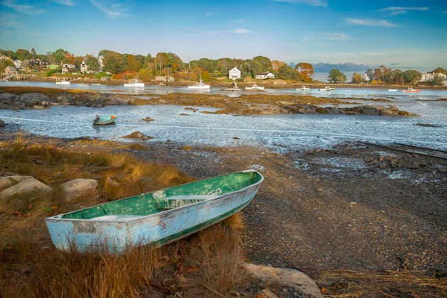 Blick auf die Häuser in Cape Porpoise, Maine USA Blick auf die Häuser in Cape Porpoise, Maine USA (License=RF) Copyright: xZoonar.com EnricoxDellaxPietrax 24447168