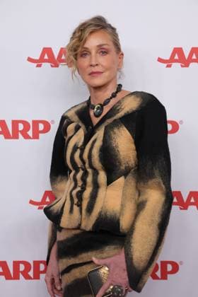 BEVERLY HILLS, CALIFORNIA - JANUARY 10: Sharon Stone at the 2026 Annual Movies for Grownups Awards with AARP at Beverly Wilshire, A Four Seasons Hotel on January 10, 2026 in Beverly Hills, California. Copyright: xAdmediax MediaPunchx