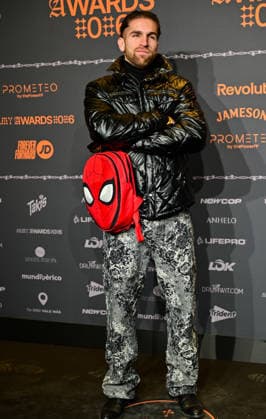 January 10, 2026, Madrid, Madrid, SPAIN: Content creators and guests pose on the black carpet during the third edition of the Army Awards, held on Saturday, January 10, at the Madrid Arena in Madrid. Known as the â€oeinternet anti-awards,†the ceremony honors the most viral moments, trends, and personalities from social media over the past year in a script-free gala hosted by Ceciarmy and Santiago Segura. In the image Valmaseda Madrid SPAIN - ZUMAz108 20260110_znp_z108_192 Copyright: xRichardxZubelzux