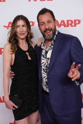 BEVERLY HILLS, CALIFORNIA - JANUARY 10:Jackie Sandler and Adam Sandler r at the 2026 Annual Movies for Grownups Awards with AARP at Beverly Wilshire, A Four Seasons Hotel on January 10, 2026 in Beverly Hills, California. Copyright: xAdmediax MediaPunchx