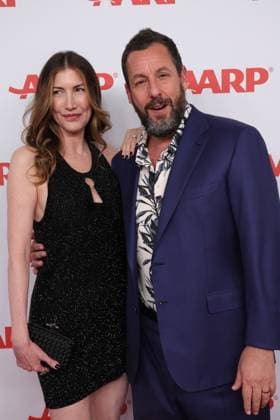 BEVERLY HILLS, CALIFORNIA - JANUARY 10:Jackie Sandler and Adam Sandler r at the 2026 Annual Movies for Grownups Awards with AARP at Beverly Wilshire, A Four Seasons Hotel on January 10, 2026 in Beverly Hills, California. Copyright: xAdmediax MediaPunchx