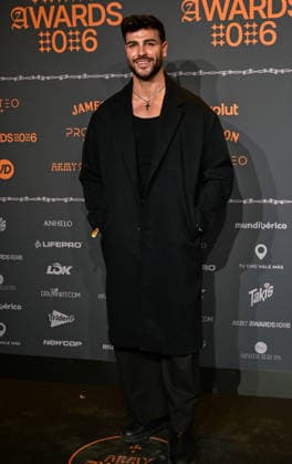 January 10, 2026, Madrid, Madrid, SPAIN: Content creators and guests pose on the black carpet during the third edition of the Army Awards, held on Saturday, January 10, at the Madrid Arena in Madrid. Known as the â€oeinternet anti-awards,†the ceremony honors the most viral moments, trends, and personalities from social media over the past year in a script-free gala hosted by Ceciarmy and Santiago Segura. In the image Gerard Arias Madrid SPAIN - ZUMAz108 20260110_znp_z108_201 Copyright: xRichardxZubelzux