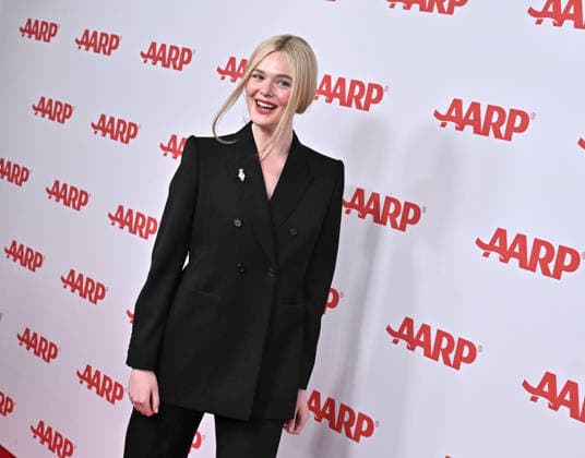 2026 Annual Movies for Grownups Awards with AARP Elle Fanning arriving to the 2026 Annual Movies for Grownups Awards with AARP held at the Beverly Wilshire, A Four Seasons Hotel on January 10, 2026 in Beverly Hills Ca. Beverly Hills Beverly Wilshire, A Four Seasons California USA Copyright: xStarbuck xAFF-USA.COMx