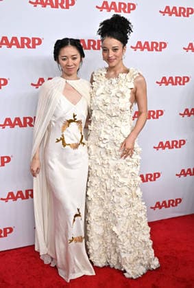 2026 Annual Movies for Grownups Awards with AARP Chloe Zhao and Chase Infiniti arriving to the 2026 Annual Movies for Grownups Awards with AARP held at the Beverly Wilshire, A Four Seasons Hotel on January 10, 2026 in Beverly Hills Ca. Beverly Hills Beverly Wilshire, A Four Seasons Hotel California USA Copyright: xStarbuck xAFF-USA.COMx