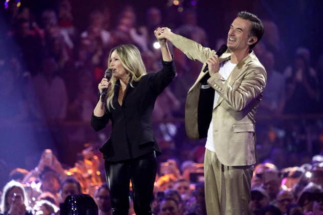 Helene Fischer und Florian Silbereisen in der TV-Show Schlagerchampions 2026 - Das große Fest der Besten im Velodrom. Berlin, 10.01.2026