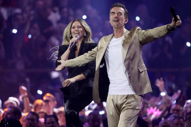 Helene Fischer und Florian Silbereisen in der TV-Show Schlagerchampions 2026 - Das große Fest der Besten im Velodrom. Berlin, 10.01.2026