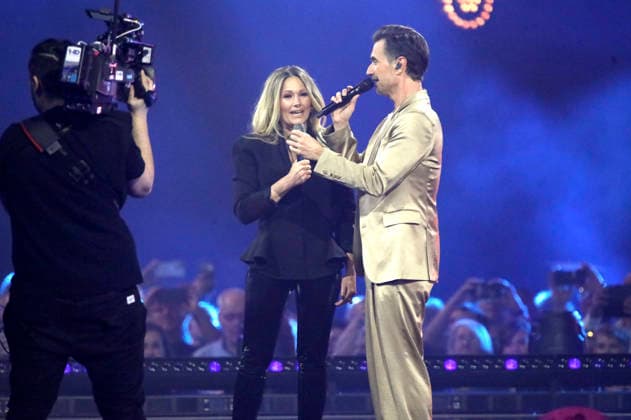 Helene Fischer und Florian Silbereisen in der TV-Show Schlagerchampions 2026 - Das große Fest der Besten im Velodrom. Berlin, 10.01.2026
