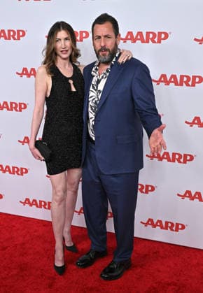 2026 Annual Movies for Grownups Awards with AARP Jackie Sandler and Adam Sandler arriving to the 2026 Annual Movies for Grownups Awards with AARP held at the Beverly Wilshire, A Four Seasons Hotel on January 10, 2026 in Beverly Hills Ca. Beverly Hills Beverly Wilshire, A Four Seasons Hotel California USA Copyright: xStarbuck xAFF-USA.COMx