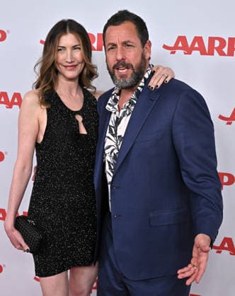 2026 Annual Movies for Grownups Awards with AARP Jackie Sandler and Adam Sandler arriving to the 2026 Annual Movies for Grownups Awards with AARP held at the Beverly Wilshire, A Four Seasons Hotel on January 10, 2026 in Beverly Hills Ca. Beverly Hills Beverly Wilshire, A Four Seasons Hotel California USA Copyright: xStarbuck xAFF-USA.COMx