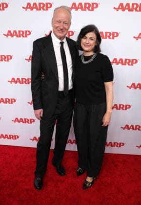 10 January 2026 - Beverly Hills, California - Stellan SkarsgÅ’rd, Megan Everett-SkarsgÅ’rd. 2026 Annual Movies for Grownups Awards with AARP held at Beverly Wilshire, A Four Seasons Hotell in Beverly Hills. Beverly Hills USA - ZUMAa123 20260110_zaa_a123_187 Copyright: xADx