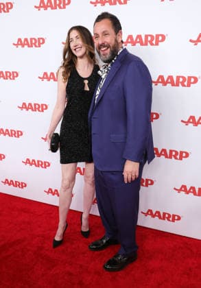 10 January 2026 - Beverly Hills, California - Jackie Sandler, Adam Sandler. 2026 Annual Movies for Grownups Awards with AARP held at Beverly Wilshire, A Four Seasons Hotell in Beverly Hills. Beverly Hills USA - ZUMAa123 20260110_zaa_a123_197 Copyright: xADx