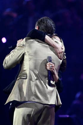 Helene Fischer und Florian Silbereisen in der TV-Show Schlagerchampions 2026 - Das große Fest der Besten im Velodrom. Berlin, 10.01.2026