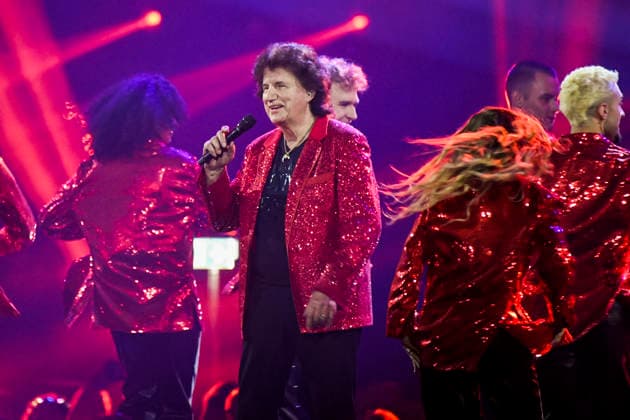 abb: Olaf der Flipper (Olaf Malolepski) Sanger auf der Buehne bei der ARD TV LIve Sendung bei den Schlagerchampions 2026 Das Grosse Fest der Besten auf der Buehne im Velodrom am 10.01.2026 in Berlin Berlin Germany