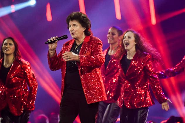 abb: Olaf der Flipper (Olaf Malolepski) Sanger auf der Buehne bei der ARD TV LIve Sendung bei den Schlagerchampions 2026 Das Grosse Fest der Besten auf der Buehne im Velodrom am 10.01.2026 in Berlin Berlin Germany