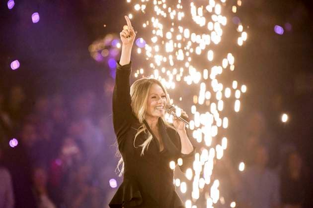 abb: Helene Fischer Saengerin auf der Buehne bei der ARD TV LIve Sendung bei den Schlagerchampions 2026 Das Grosse Fest der Besten auf der Buehne im Velodrom am 10.01.2026 in Berlin Berlin Germany