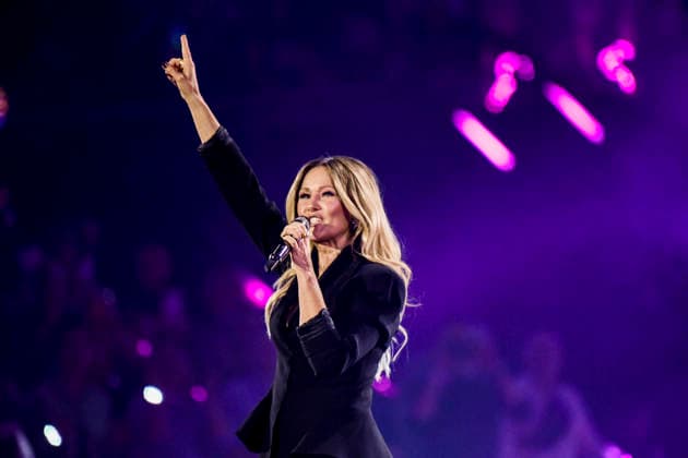 abb: Helene Fischer Saengerin auf der Buehne bei der ARD TV LIve Sendung bei den Schlagerchampions 2026 Das Grosse Fest der Besten auf der Buehne im Velodrom am 10.01.2026 in Berlin Berlin Germany