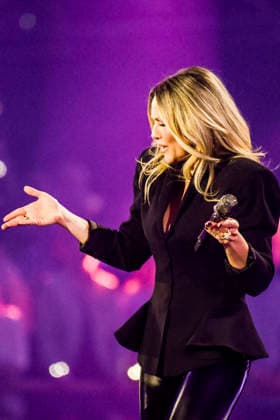 abb: Helene Fischer Saengerin auf der Buehne bei der ARD TV LIve Sendung bei den Schlagerchampions 2026 Das Grosse Fest der Besten auf der Buehne im Velodrom am 10.01.2026 in Berlin Berlin Germany