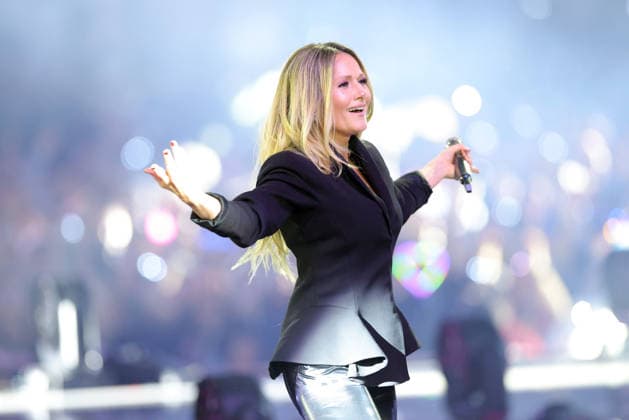 Schlagerchampions 2026 Das grosse Fest der Besten Helene Fischer (deutsche Schlagersängerin) ganz in schwarz gekleidet. ARD ORF2-Musikshow Schlagerchampions - Das grosse Fest der Besten. Von Florian Silbereisen moderierte Live-Sendung vom 10. Januar 2026 aus dem Velodrom Berlin, Deutschland.