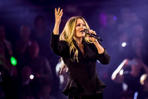abb: Helene Fischer Saengerin auf der Buehne bei der ARD TV LIve Sendung bei den Schlagerchampions 2026 Das Grosse Fest der Besten auf der Buehne im Velodrom am 10.01.2026 in Berlin Berlin Germany