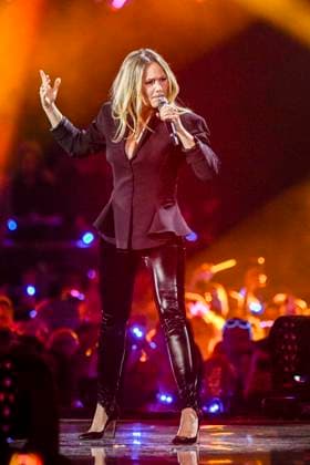 abb: Helene Fischer Saengerin auf der Buehne bei der ARD TV LIve Sendung bei den Schlagerchampions 2026 Das Grosse Fest der Besten auf der Buehne im Velodrom am 10.01.2026 in Berlin Berlin Germany