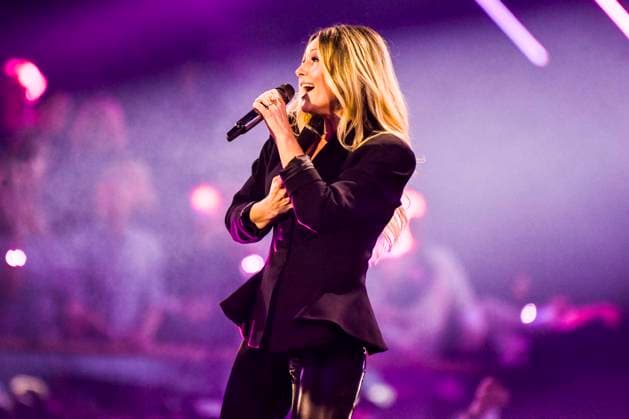 abb: Helene Fischer Saengerin auf der Buehne bei der ARD TV LIve Sendung bei den Schlagerchampions 2026 Das Grosse Fest der Besten auf der Buehne im Velodrom am 10.01.2026 in Berlin Berlin Germany