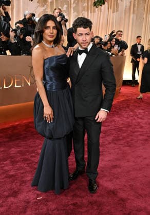 83rd Annual Golden Globes - Arrivals Priyanka Chopra and Nick Jonas arriving at the 83rd Annual Golden Globes held at the Beverly Hilton Hotel on January 11, 2026 in Beverly Hills, CA. Beverly Hills Beverly Hilton Hotel California USA Copyright: xOConnor-Arroyox xAFF-USA.comx