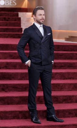 January 11, 2026, Beverly Hills, California, USA: Derek Hough on the red carpet at the 83rd Annual Golden Globe Awards on Sunday, January 11, 2026, at the Beverly Hilton in Beverly Hills, California. BURT HARRIS BNS PI Beverly Hills USA - ZUMAp124 20260111_zaa_p124_070 Copyright: xBurtxHarrisx