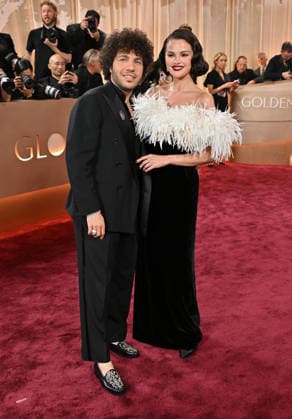 83rd Annual Golden Globes - Arrivals Benny Blanco and Selena Gomez arriving at the 83rd Annual Golden Globes held at the Beverly Hilton Hotel on January 11, 2026 in Beverly Hills, CA. Beverly Hills Beverly Hilton Hotel California USA Copyright: xOConnor-Arroyox xAFF-USA.comx