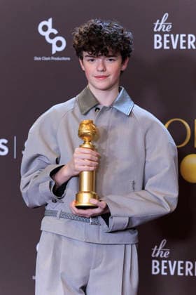January 11, 2026, Beverly Hills, California, USA: Owen Cooper in the press room during the 83rd Annual Golden Globe Awards on Sunday, January 11, 2026, at the Beverly Hilton in Beverly Hills, California. ARIANA RUIZ BNS PI Beverly Hills USA - ZUMAp124 20260111_zaa_p124_223 Copyright: xArianaxRuizx