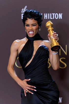 January 11, 2026, Beverly Hills, California, USA: Teyana Taylor in the press room during the 83rd Annual Golden Globe Awards on Sunday, January 11, 2026, at the Beverly Hilton in Beverly Hills, California. ARIANA RUIZ BNS PI Beverly Hills USA - ZUMAp124 20260111_zaa_p124_342 Copyright: xArianaxRuizx