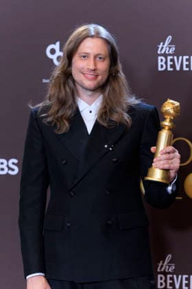 January 11, 2026, Beverly Hills, California, USA: Ludwig Goransson in the press room during the 83rd Annual Golden Globe Awards on Sunday, January 11, 2026, at the Beverly Hilton in Beverly Hills, California. ARIANA RUIZ BNS PI Beverly Hills USA - ZUMAp124 20260111_zaa_p124_358 Copyright: xArianaxRuizx