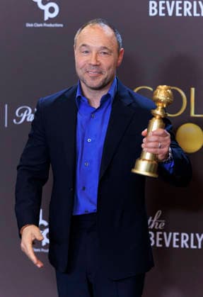 January 11, 2026, Beverly Hills, California, USA: Stephen Graham in the press room during the 83rd Annual Golden Globe Awards on Sunday, January 11, 2026, at the Beverly Hilton in Beverly Hills, California. ARIANA RUIZ BNS PI Beverly Hills USA - ZUMAp124 20260111_zaa_p124_372 Copyright: xArianaxRuizx