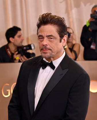 Benicio del Toro attends the 83rd annual Golden Globe Awards at the Beverly Hilton Hotel in Beverly Hills, California on Sunday, January 11, 2026.  LAP20260111582 JIMxRUYMEN
