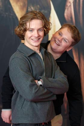 Levi Brandl und Julius Weckauf bei der Premiere des Kinofilms Die drei ??? - Toteninsel im Mathäser Filmpalast. München, 11.01.2026