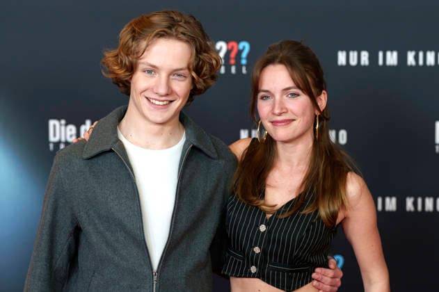 Levi Brandl und Momo Beier bei der Premiere des Kinofilms Die drei ??? - Toteninsel im Mathäser Filmpalast. München, 11.01.2026