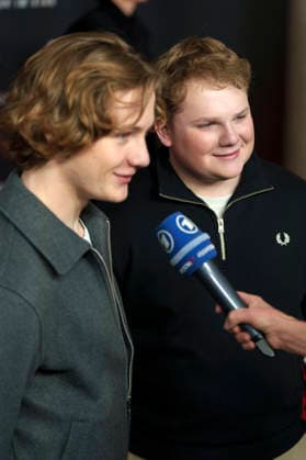 Levi Brandl und Julius Weckauf bei der Premiere des Kinofilms Die drei ??? - Toteninsel im Mathäser Filmpalast. München, 11.01.2026