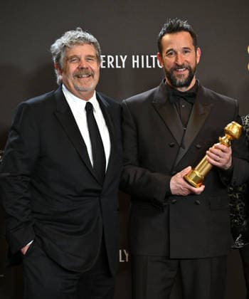 83rd Annual Golden Globes - Press Room John Wells and Noah Wyle in the press room at the 83rd Golden Globe Awards at the Beverly Hilton Hotel on January 11, 2025 in Beverly Hills, CA. Beverly Hills Beverly Hilton Hotel California USA Copyright: xLISAxOConnor AFF-USA.comx