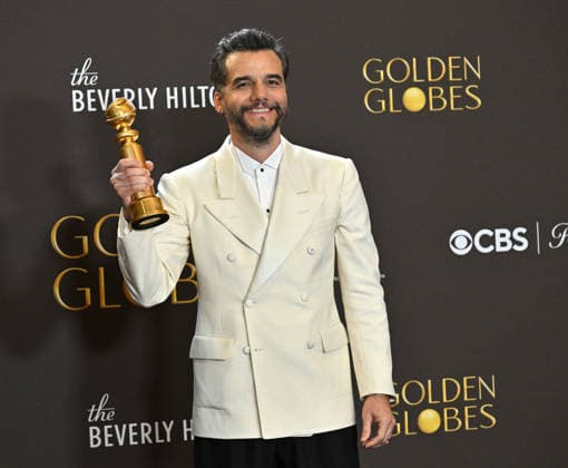 83rd Annual Golden Globes - Press Room Wagner Moura in the press room at the 83rd Golden Globe Awards at the Beverly Hilton Hotel on January 11, 2025 in Beverly Hills, CA. Beverly Hills Beverly Hilton Hotel California USA Copyright: xLISAxOConnor AFF-USA.comx
