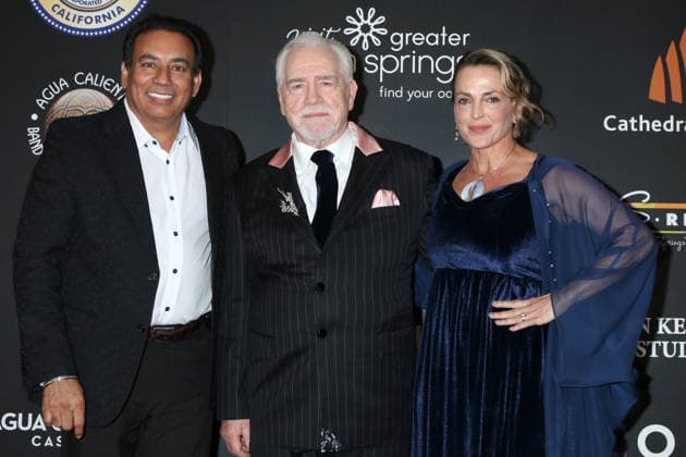 USA - Glenrothan Screening - Closing Night PSIFF - Palm Springs PALM SPRINGS - JAN 11: Nachhattar Singh Chandi, Brian Cox, Nicole Ansari Cox at the Glenrothan Screening - Closing Night PSIFF at the Richards Center for the Arts on January 11, 2026 in Palm Springs, CA Palm Springs CA USA  Copyright: xKathyxHutchinsx xHutchinsxPhotox