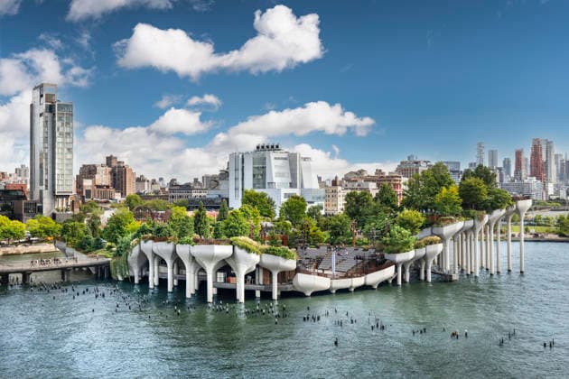 New York City Manhattan Little Island on Hudson River in Chelsea United States, New York, New York CR_KSWG260111-1937921-01 EDITORIAL USE ONLY