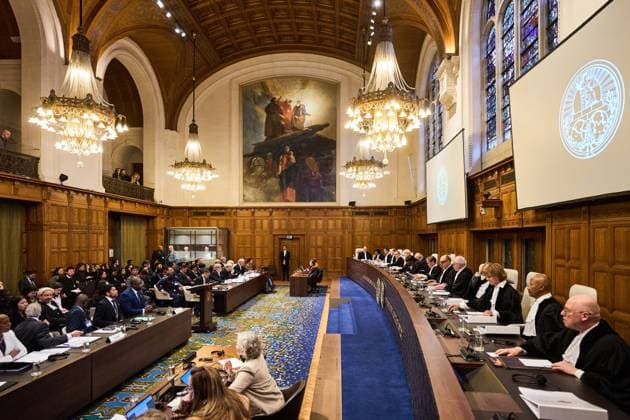 THE HAGUE The first hearing at the International Court of Justice accuses Myanmar of committing genocide against the country s Muslim minority, the Rohingya. Gambia filed the case in 2019 in cooperation with the Organization of Islamic Cooperation. PHIL NIJHUIS ANP netherlands out - belgium out  Copyright: xx x547268677x originalFilename: 547268677.jpg