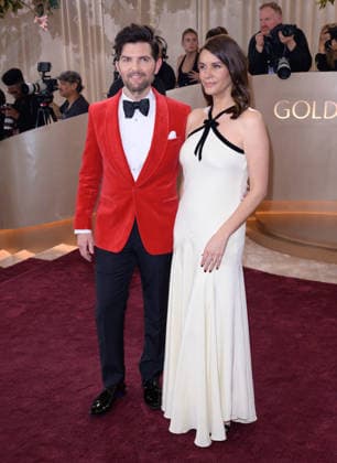 Golden Globe Awards 2026 - Los Angeles, USA LOS ANGELES, USA. January 11, 2026: Adam Scott & Naomi Scott at the 83rd Golden Globe Awards at the Beverly Hilton Hotel. Los Angeles CA USA  Copyright: xPaulxSmith Featureflashx