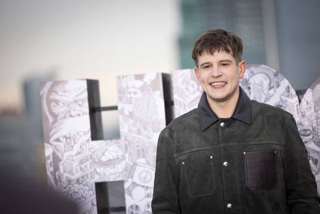 Photocall A KNIGHT OF THE SEVEN KINGDOMS Shaun Thomas ( Raymun Fossoway ) Photocall A KNIGHT OF THE SEVEN KINGDOMS auf dem Dach des Humboldt Forums in Berlin Datum: 12.01.2026 Copyright: xEventpressxFuhrx