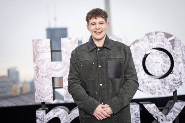 Photocall A KNIGHT OF THE SEVEN KINGDOMS Shaun Thomas ( Raymun Fossoway ) Photocall A KNIGHT OF THE SEVEN KINGDOMS auf dem Dach des Humboldt Forums in Berlin Datum: 12.01.2026 Copyright: xEventpressxFuhrx