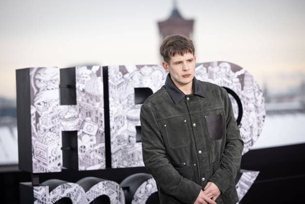 Photocall A KNIGHT OF THE SEVEN KINGDOMS Shaun Thomas ( Raymun Fossoway ) Photocall A KNIGHT OF THE SEVEN KINGDOMS auf dem Dach des Humboldt Forums in Berlin Datum: 12.01.2026 Copyright: xEventpressxFuhrx
