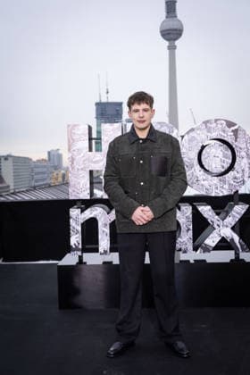 Photocall A KNIGHT OF THE SEVEN KINGDOMS Shaun Thomas ( Raymun Fossoway ) Photocall A KNIGHT OF THE SEVEN KINGDOMS auf dem Dach des Humboldt Forums in Berlin Datum: 12.01.2026 Copyright: xEventpressxFuhrx